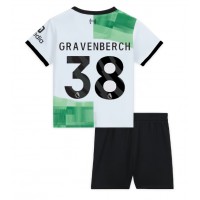Liverpool Ryan Gravenberch #38 Replika babykläder Bortaställ Barn 2023-24 Kortärmad (+ korta byxor)